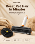 LintLume Starter Kit with one Reset Roller and one black bonus mitt — Reset Pet Hair In Minutes